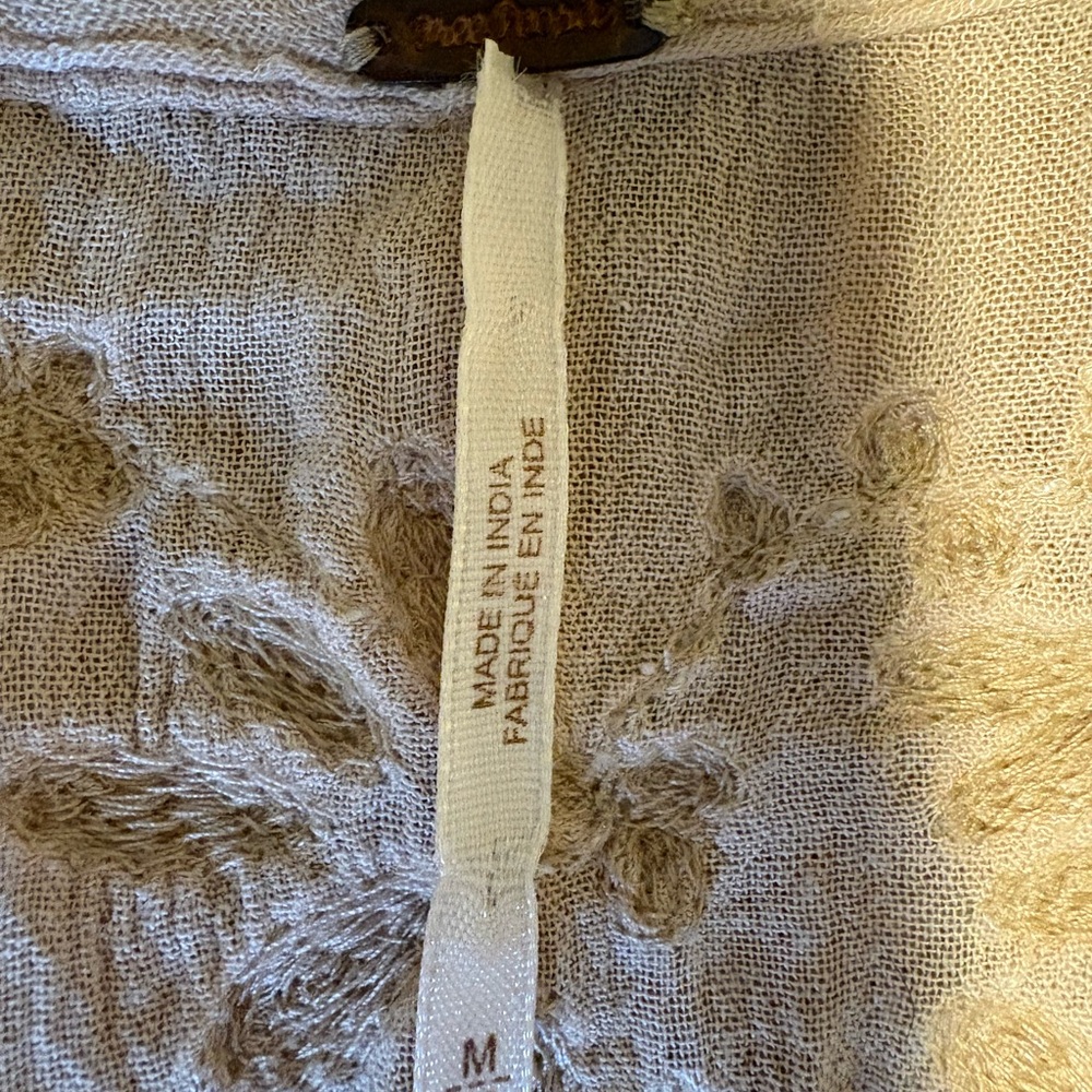 Embroidered Midi Dress with white Floral Design - Picture 2 of 6